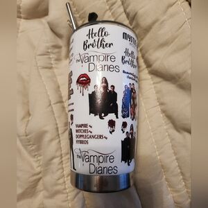 Vampire Diaries Metal Tumbler